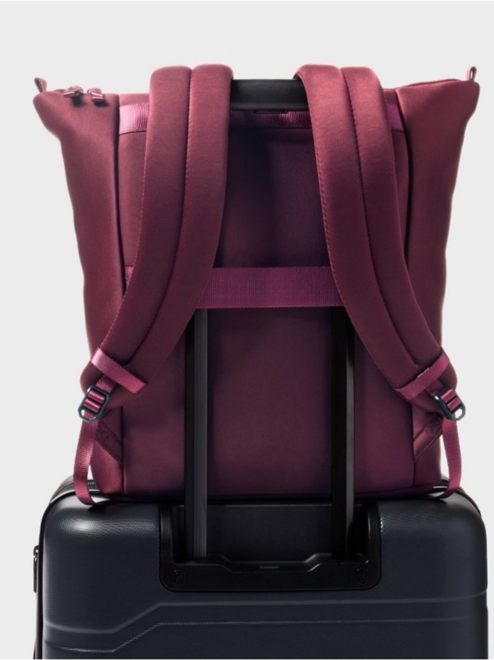 All in Motion™ Faux Neoprene Backpack Tote - Maroon - Picture 4 of 9